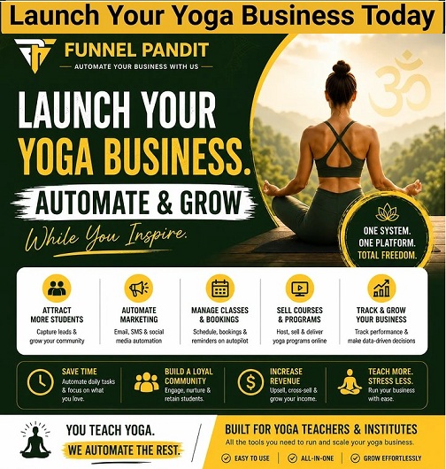 Launch your Yoga business - Automate and Grow